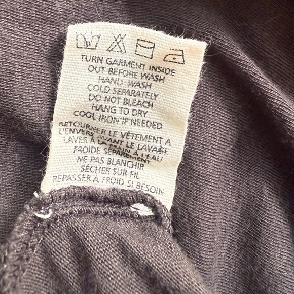 Billabong Small Petite dark gray Aztec embroidered California bohemian tank top - Picture 13 of 13